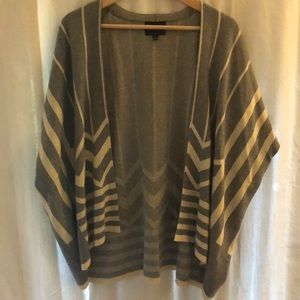 Grey and cream sweater